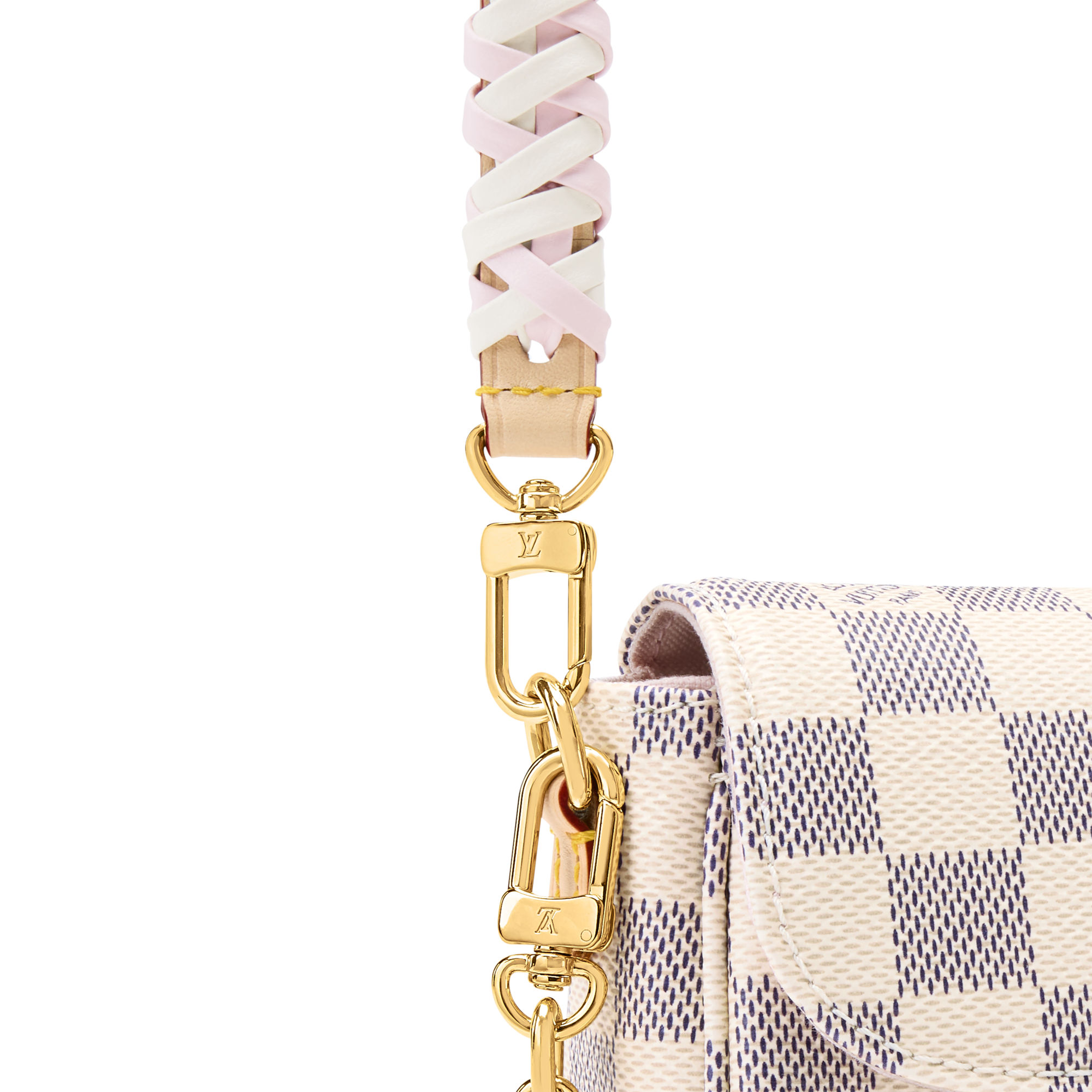 Wallet On Chain Ivy Damier Azur Canvas - Wallets and Small Leather